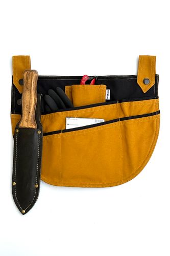 RAKEL garden pocket mustard yellow