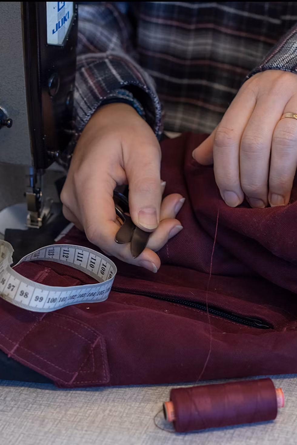 Reparation av arbetskläder