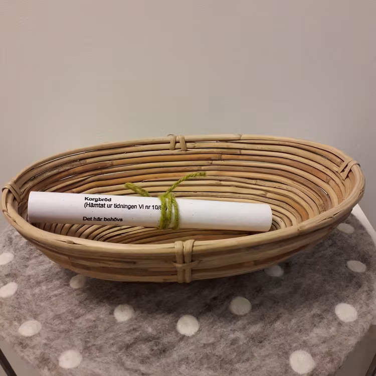 Jäskorg, oval, Ø 30x20cm, Bangladesh