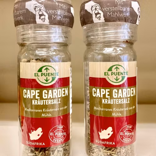 Kryddkvarn 'Cape Garden', afrikanskt örtsalt, 40 g, Sydafrika