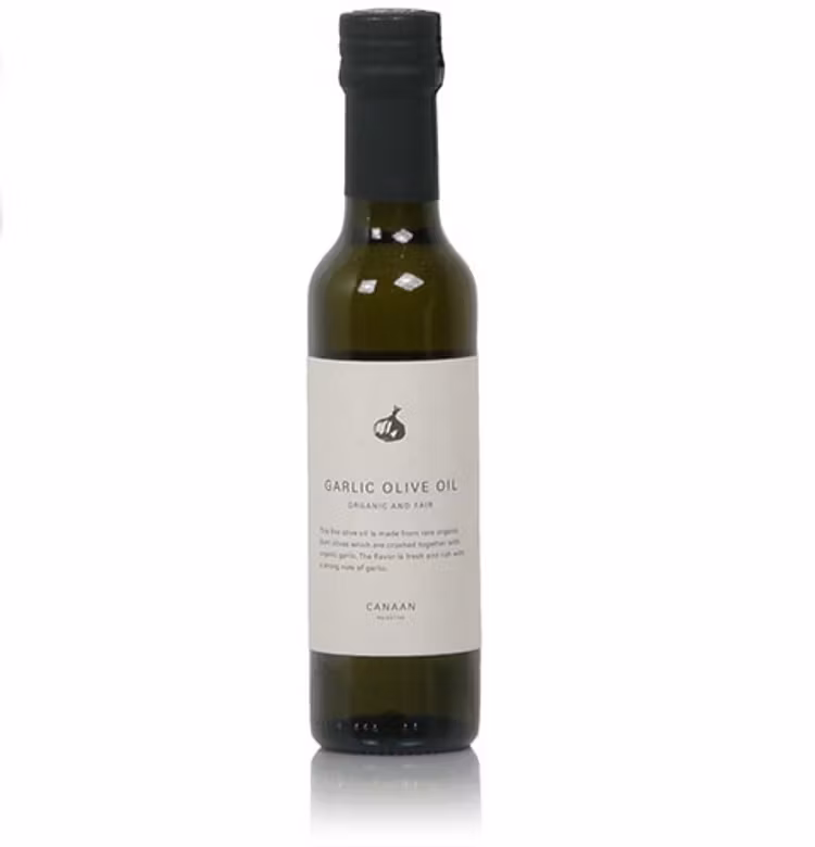 Olivolja, vitlök, 250 ml, Palestina