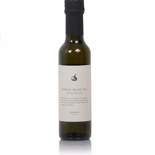 Olivolja, vitlök, 250 ml, Palestina