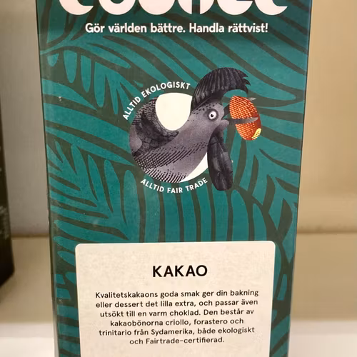 Eguale kakao, ekologisk, 250 g, Sydamerika