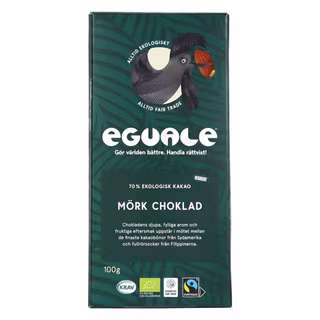 Eguale mörk choklad 70%, 100g