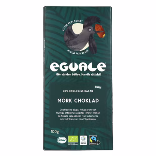 Eguale mörk choklad 70%, 100g