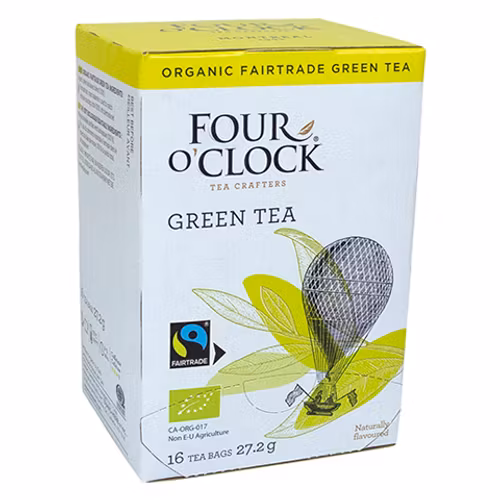 Four o´clock ekologiskt/fairtrade 100% grönt påste/16 påsar 27.2g