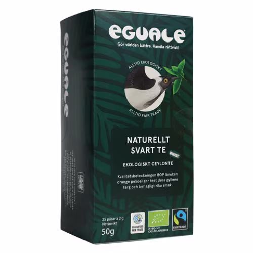 Eguale Naturellt Svart Ceylonte, 25påsar á 2 g