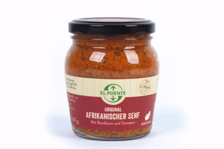 Afrikansk senap med smak av basilika och tomat