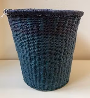 Papperskorg blågrön