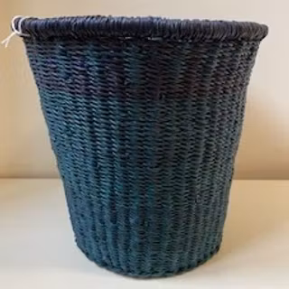 Papperskorg blågrön