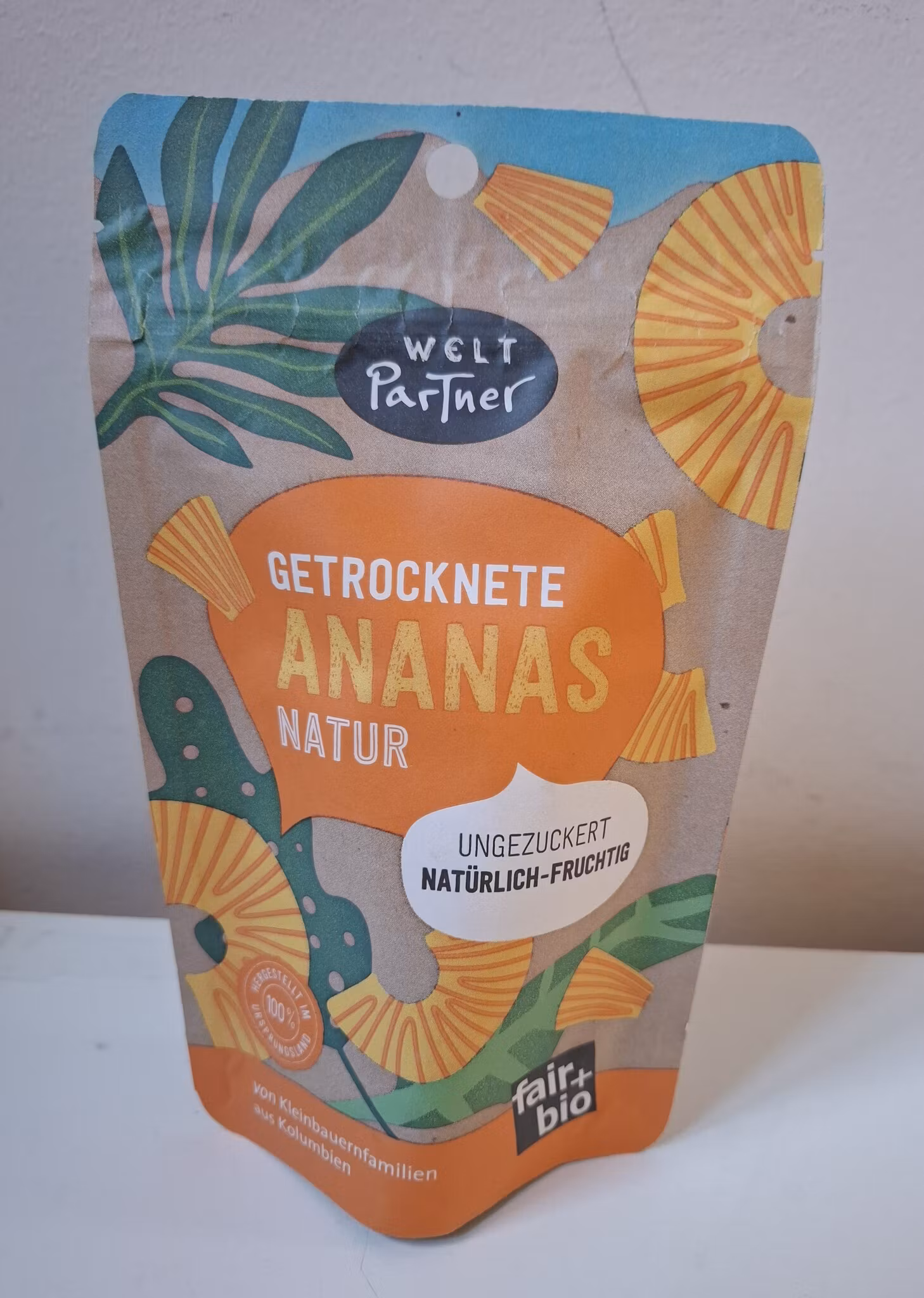 Torkad ananas