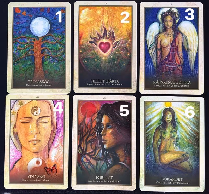 Vända kort för budskap för helgen v 5