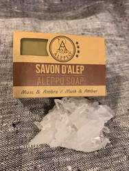 Aleppo tvål - mysk bärnsten