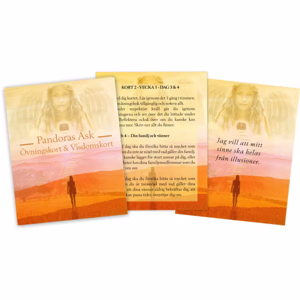 Pandoras ask - övnings och visdomskort