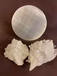 Selenit, vit Laddningsplatta AA