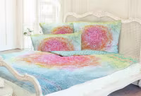 Påslakan och örngott med livets blomma. "Fascination"