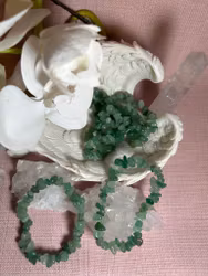 Armband chips Grön aventurin