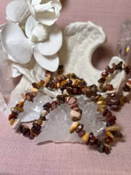 Armband chips jaspis mooakit