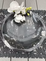 Ortoceratit Fossil, rund skål XL