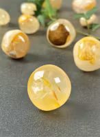 Golden Healer cuddle stone