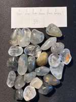 Blå tarakvarts trumlad