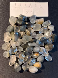 Blå tarakvarts trumlad