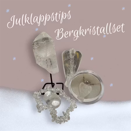 Stort kristallpaket bergkristall