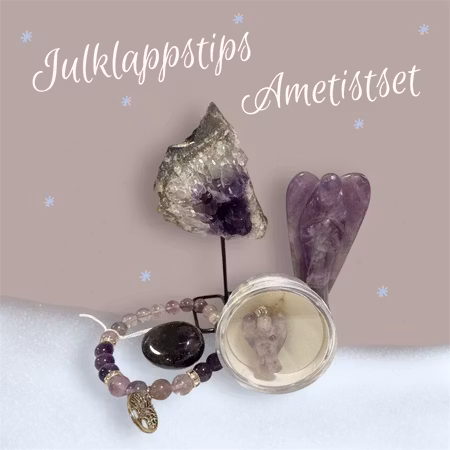 Stort kristallpaket ametist