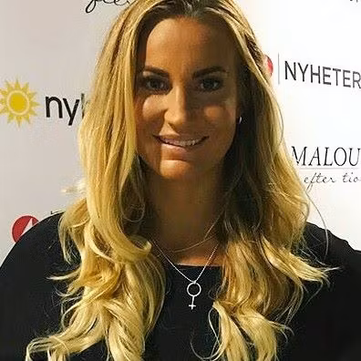 Kvinnomärket i äkta silver - halsband