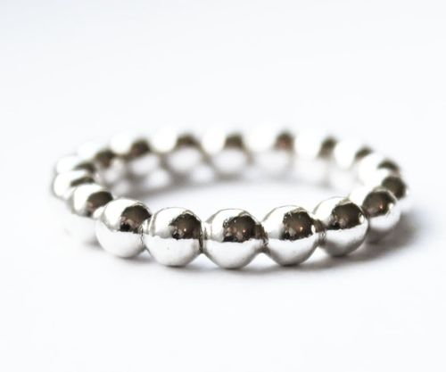 Kulring i silver x-stor chunky