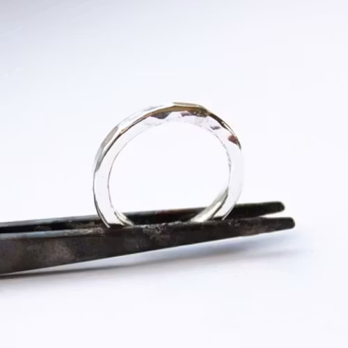 Hamrad silverring stor