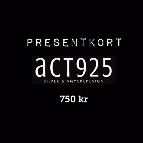 Presentkort 750 kr