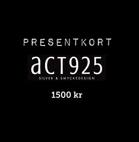 Presentkort 1500