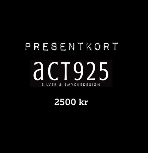 Presentkort 2500
