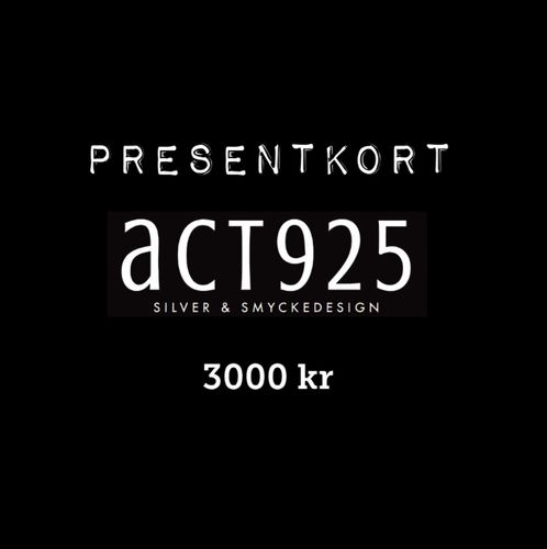 Presentkort 3000