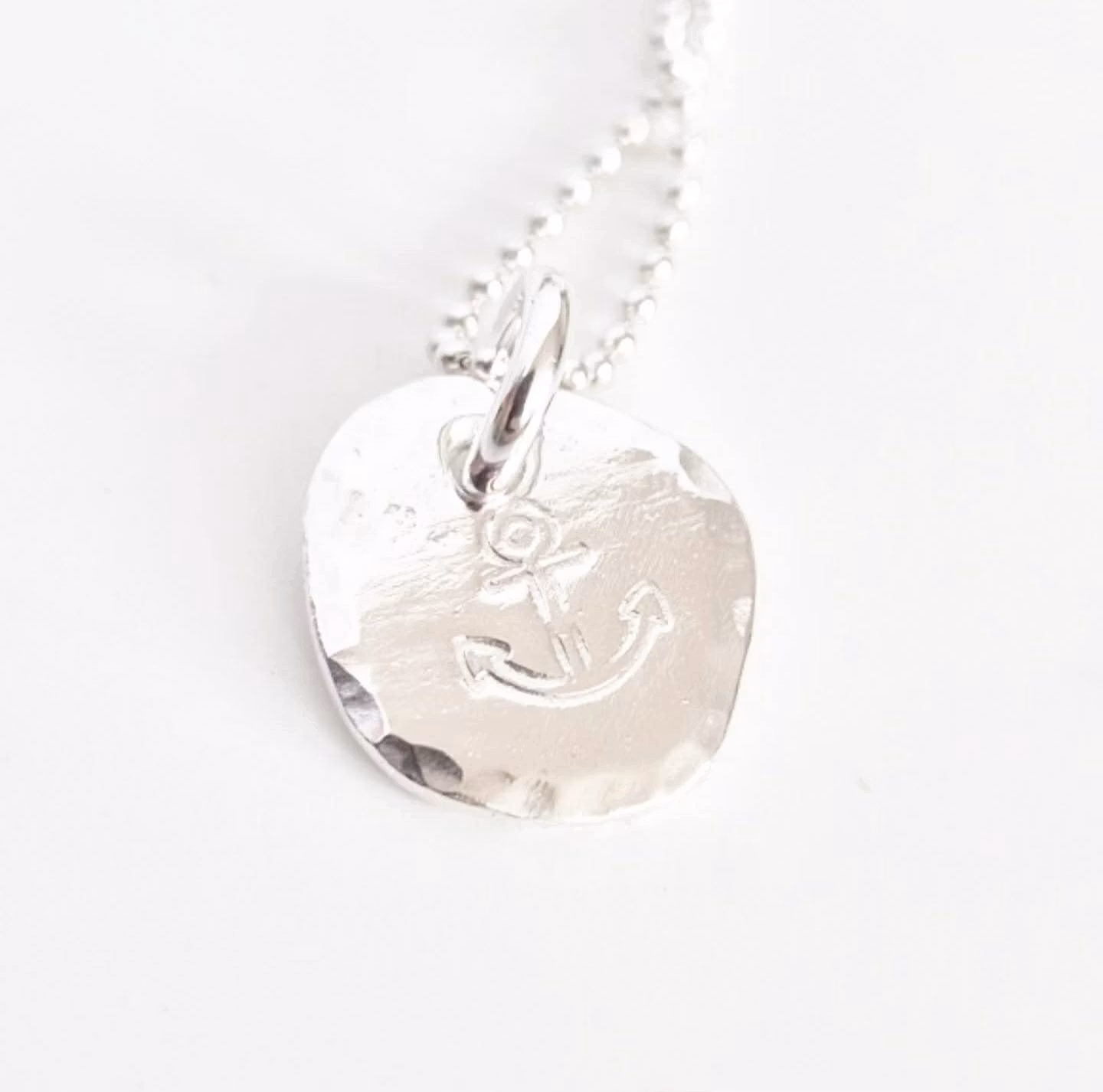 Livets Ankare fint och handgjort  återbrukat silver