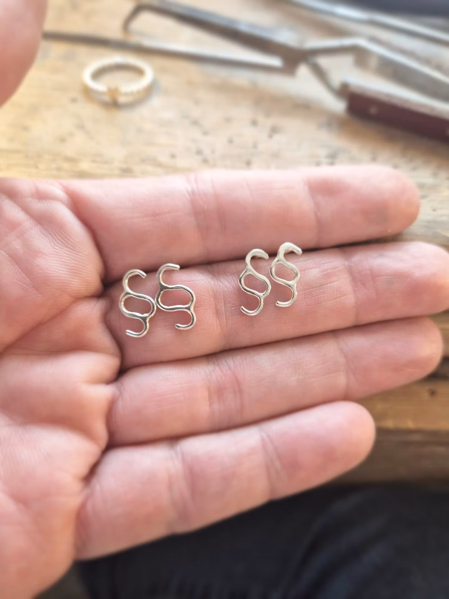 Paragrafen silverörhänge