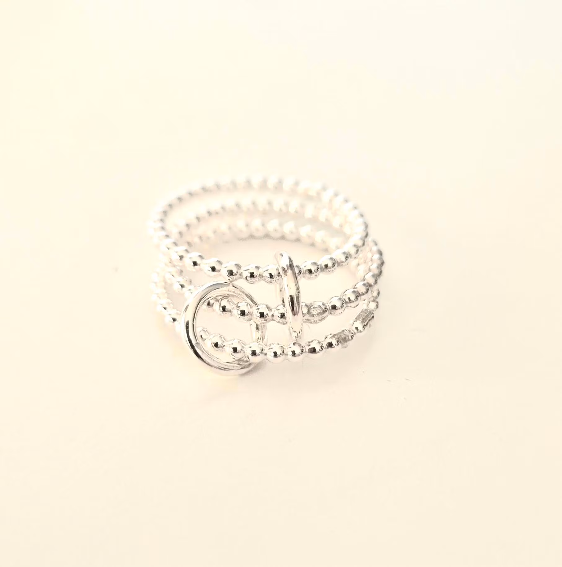 Fidget ring trio med kulor