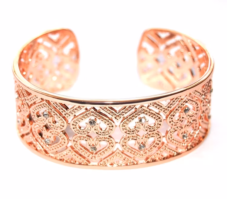 Smycken Bangle stelt armband, roséguld