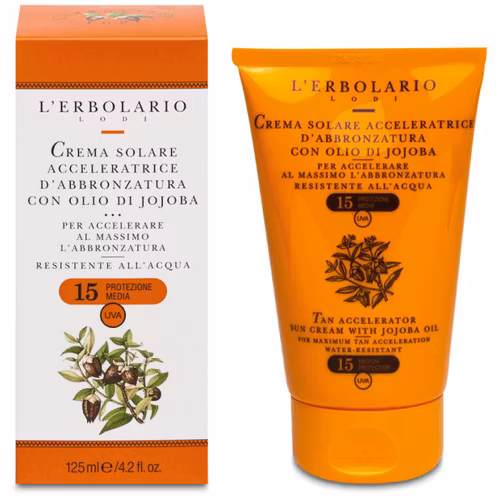 Solkräm Jojoba SPF 15 125 ml Lèrbolario