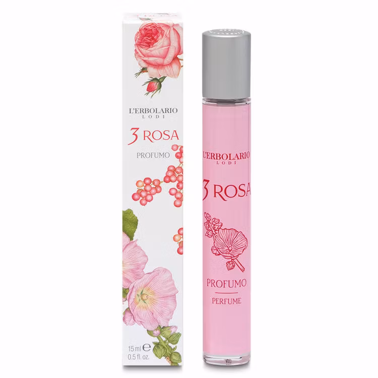 Eau de parfum 3 Rosa Lérbolario 15 ml