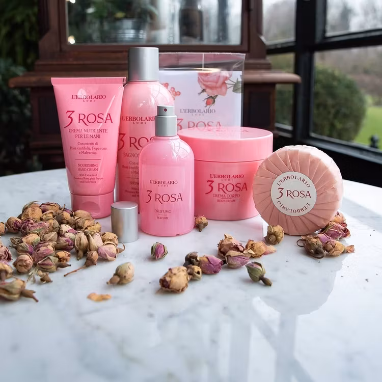 Eau de parfum 3 Rosa Lérbolario 15 ml
