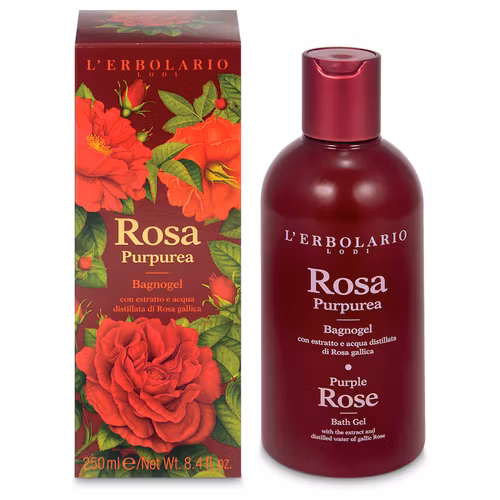 Duschtvål purple Rose Lèrbolario 250 ml