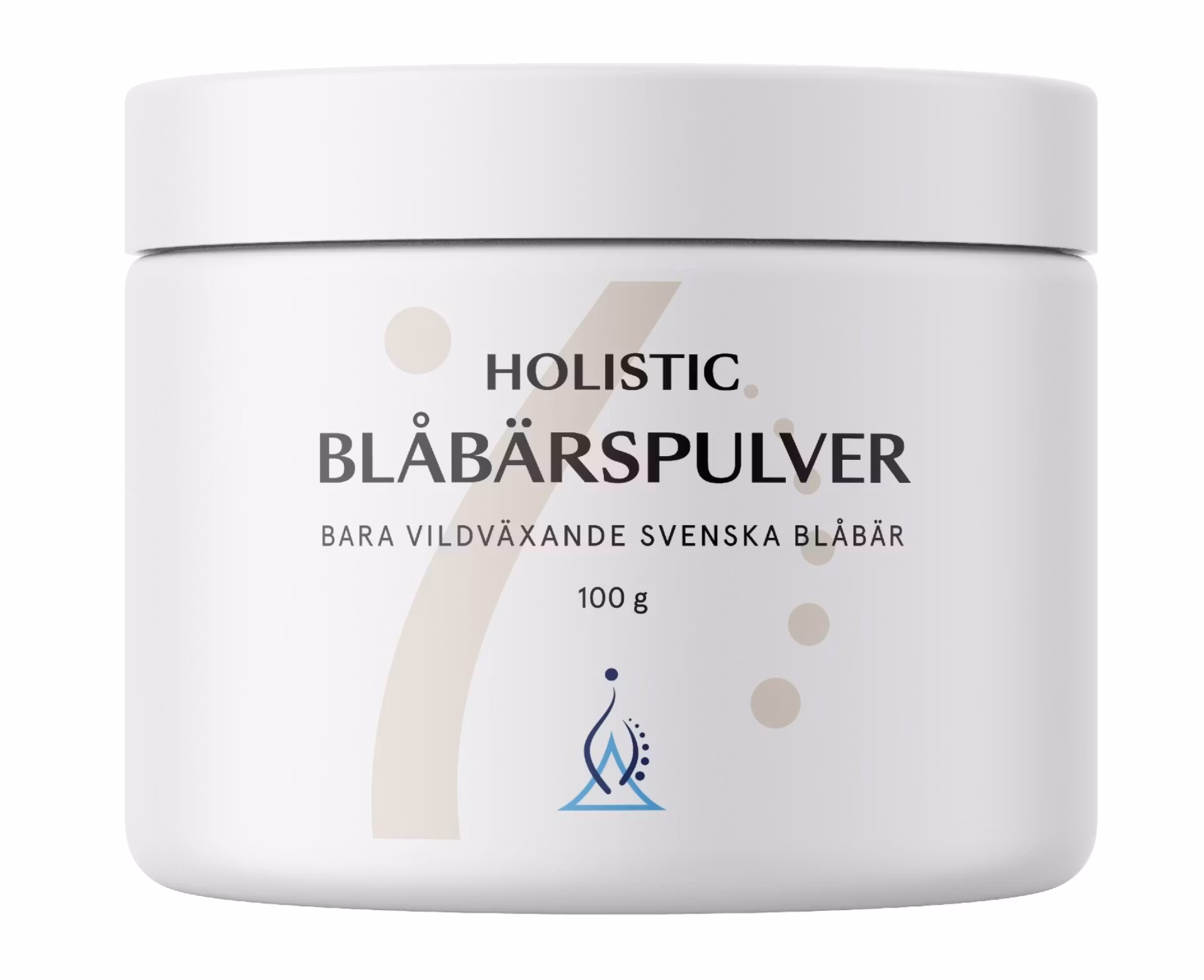 Blåbärspulver Holistic 100 g
