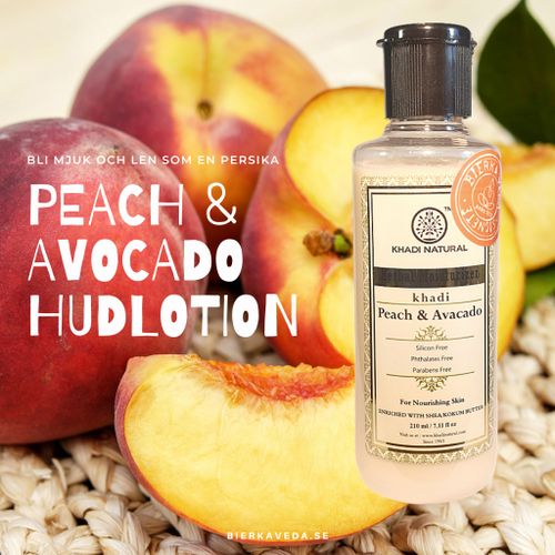 Kroppslotion Khadi natural Herbal Moisturizer Peach & Avocado