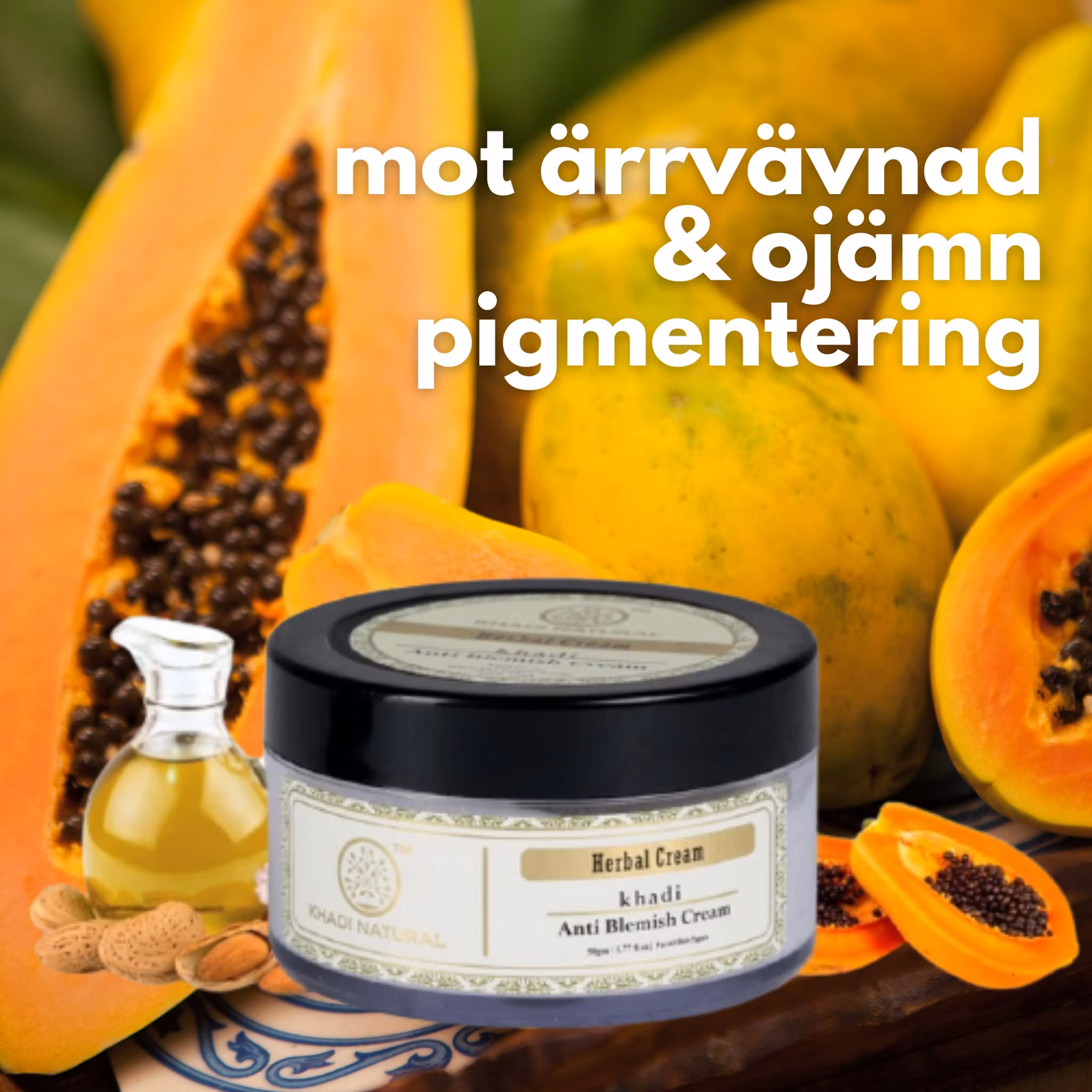 Ansiktskräm Khadi Natural Herbal Anti Blemish Cream 50 gram