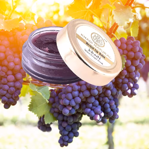 Läppbalsam Vindruva Khadi natural 5g.