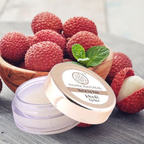 Läppbalsam Lycheé Khadi natural 5g.