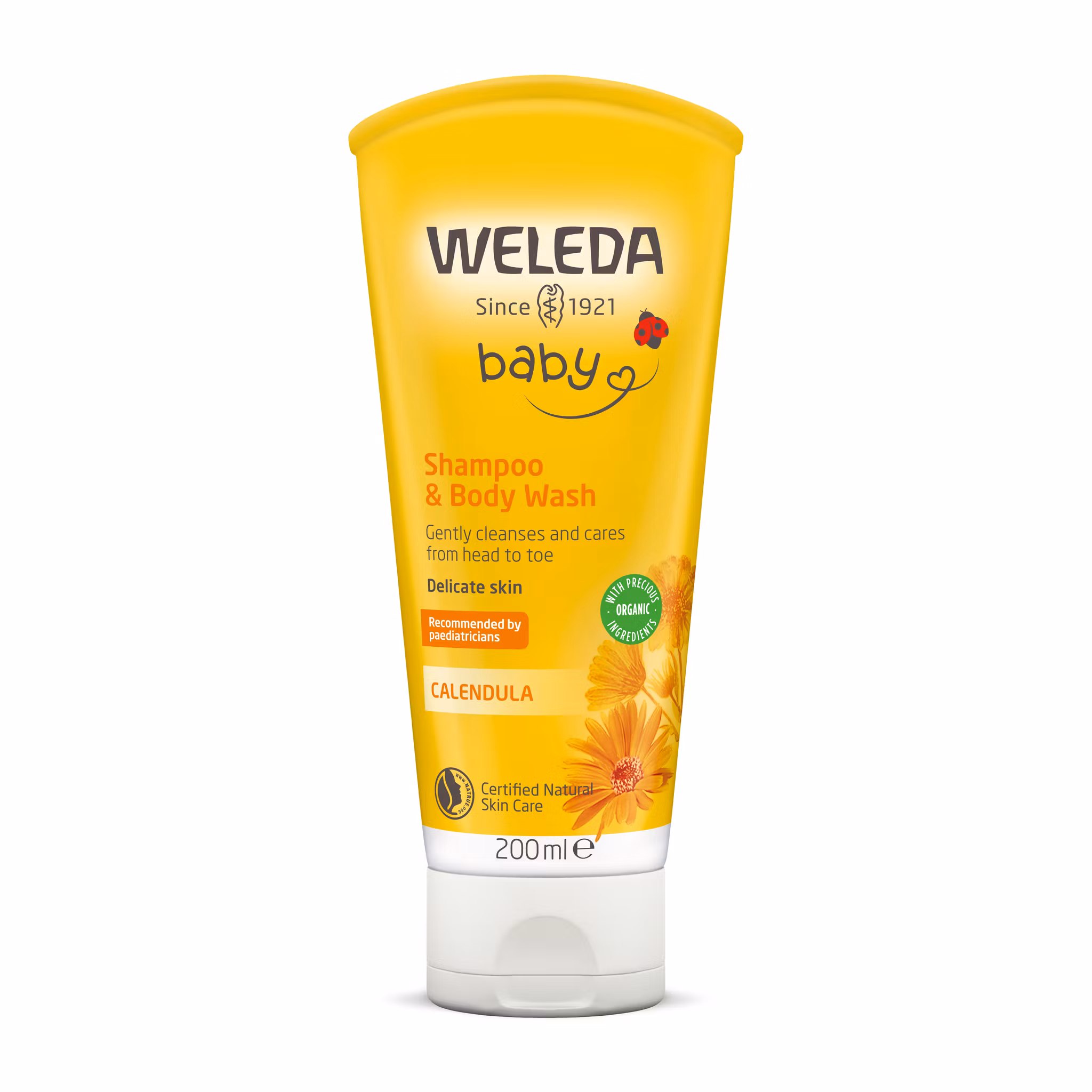 Calendula Shampoo & Body Baby Wash 200ml