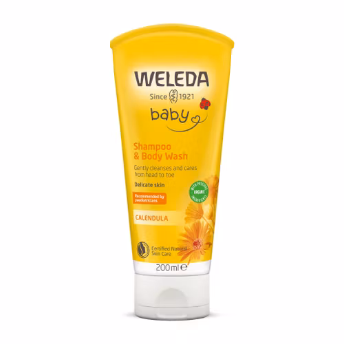 Calendula Shampoo & Body Baby Wash 200ml
